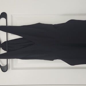 Forever 21 Black Halter Wideleg Jumpsuit